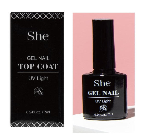 SH-GN990 Gel Nail UV Light Top Coat : 6 PC